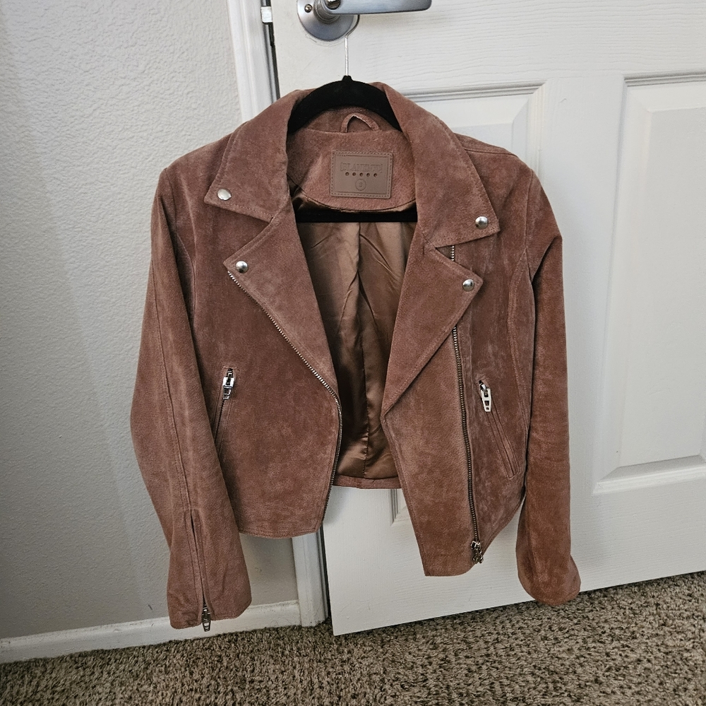 Blank NYC Next Level Suede Moto Jacket